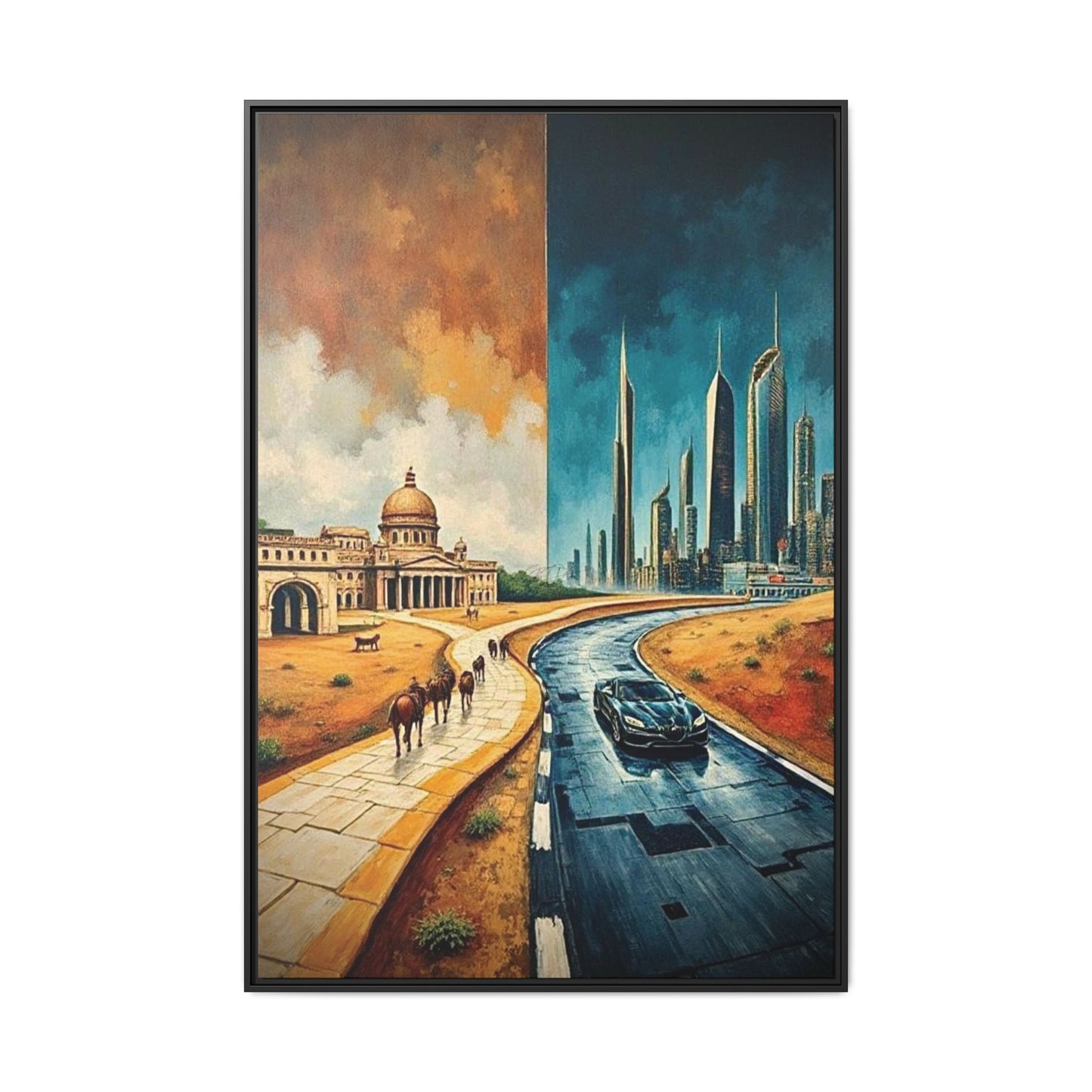 "Time Capsule" Framed Original Artwork "40 x 60"