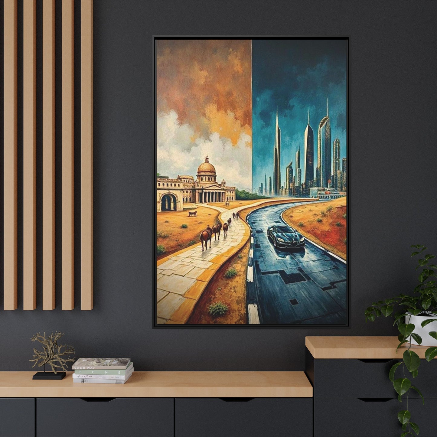 "Time Capsule" Framed Original Artwork "40 x 60"