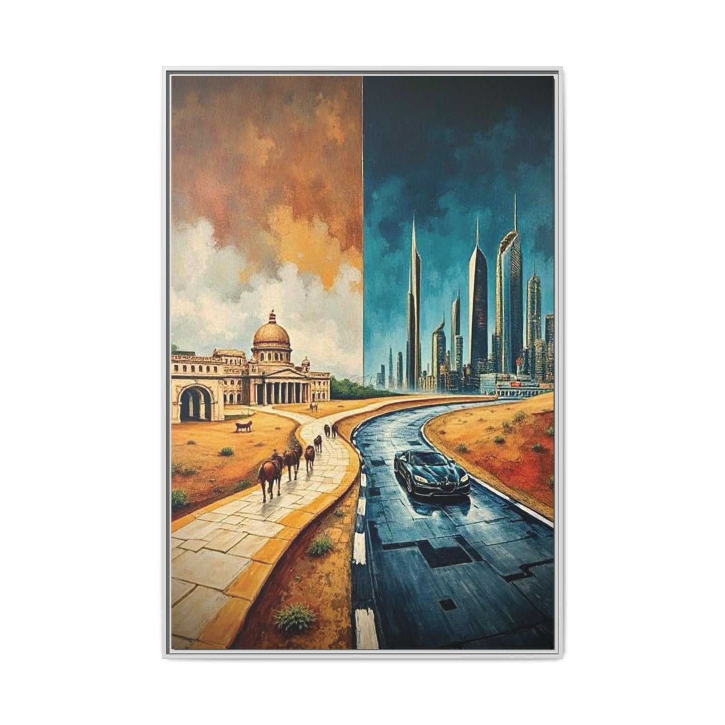 "Time Capsule" Framed Original Artwork "40 x 60"